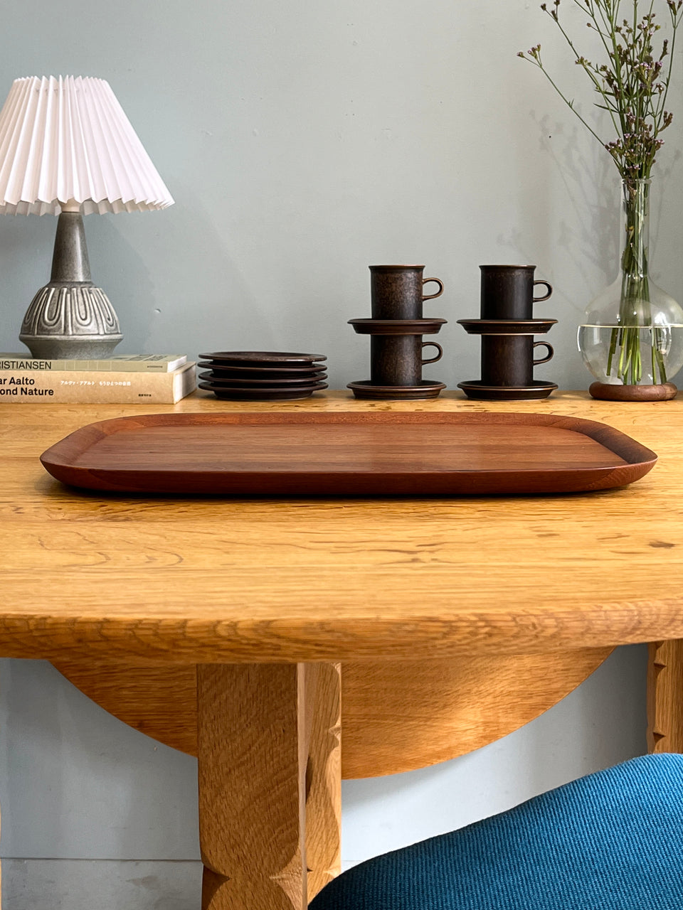 Danish Vintage Wooden Tray/デンマークヴィンテージ トレー お盆 チーク材 オーク材 北欧インテリア