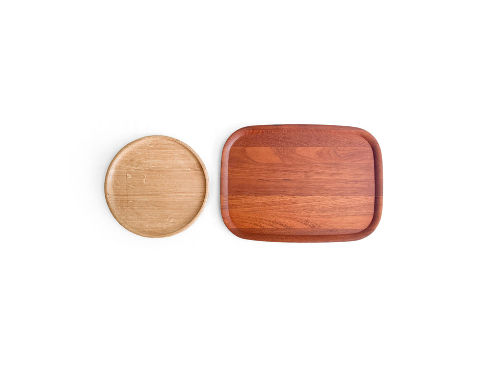 Danish Vintage Wooden Tray/デンマークヴィンテージ トレー お盆 チーク材 オーク材 北欧インテリア