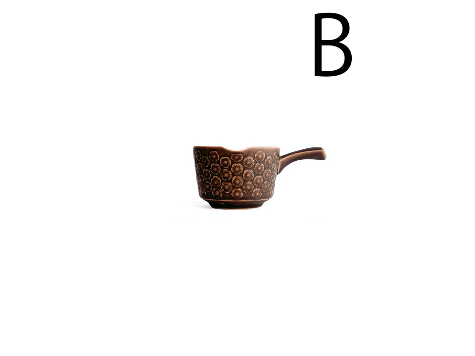 Kronjyden Blown Azur Umbra Jens H.Quistgaard/クロニーデン ブラウンアズール プレート ソースパン クイストゴー 北欧ヴィンテージ食器