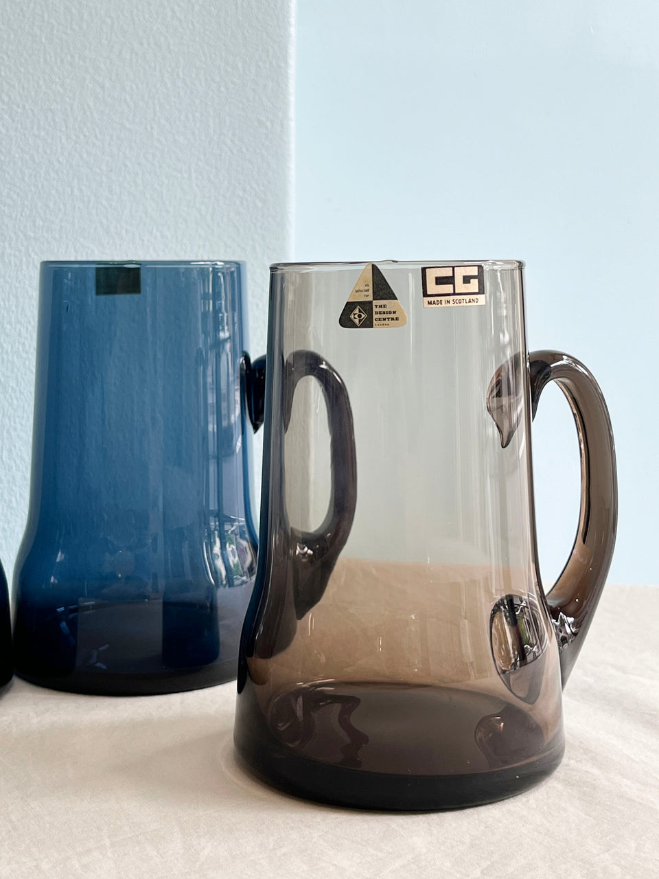 Scotland Vintage Caithness Glass Mug Domhnall O Broin/スコットランド ヴィンテージ ガラス ジョッキ マグ グラス