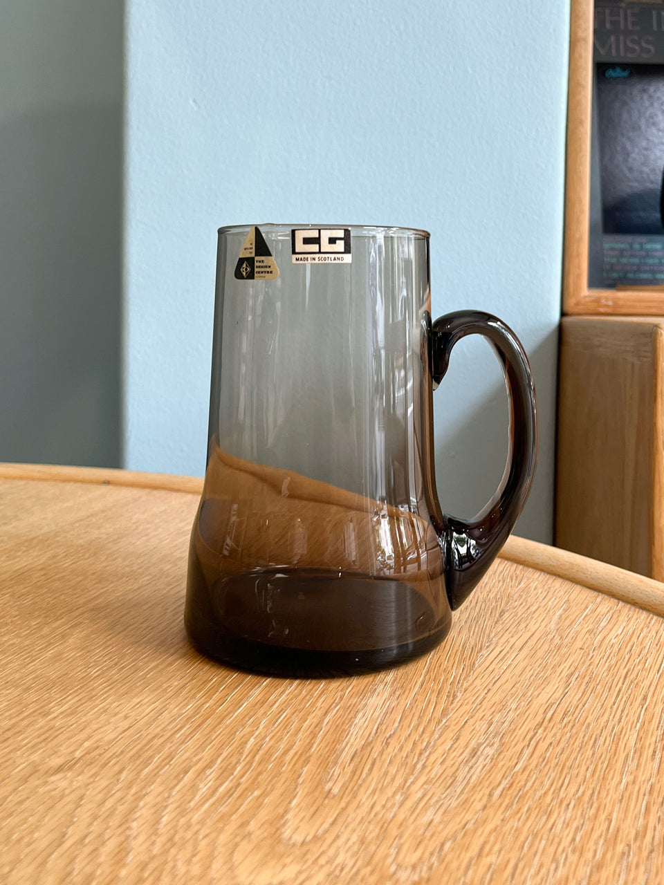 Scotland Vintage Caithness Glass Mug Domhnall O Broin/スコットランド ヴィンテージ ガラス ジョッキ マグ グラス