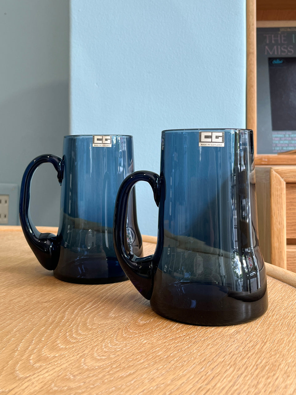 Scotland Vintage Caithness Glass Mug Domhnall O Broin/スコットランド ヴィンテージ ガラス ジョッキ マグ グラス