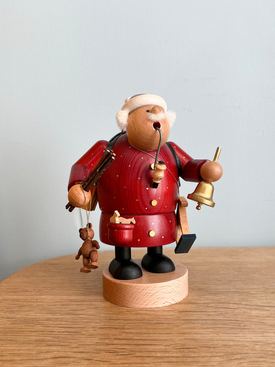 KWO Santa Claus Smoker Object/カー・ヴェー・オー 煙出し人形 サンタクロース クリスマス ドイツ 工芸品