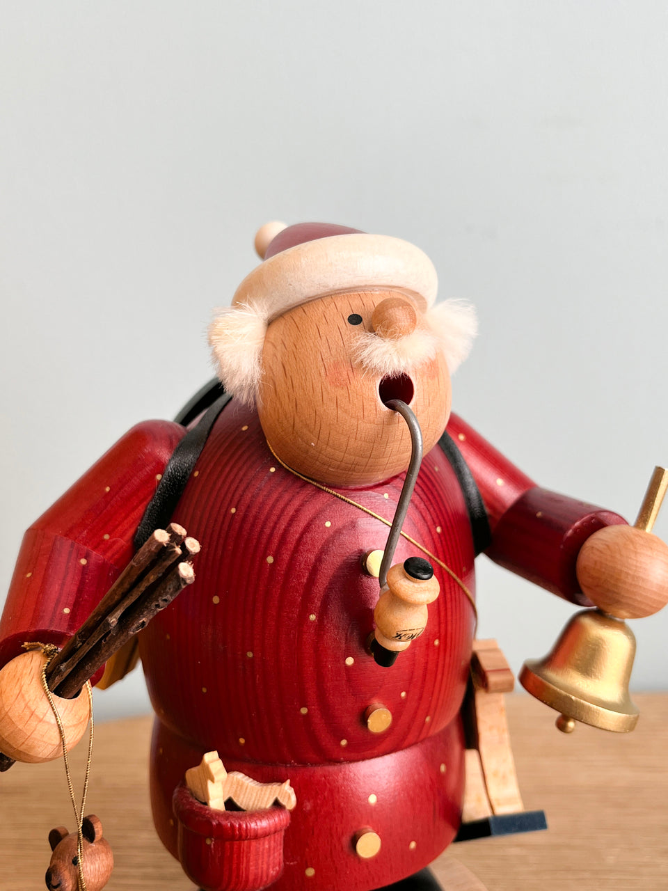 KWO Santa Claus Smoker Object/カー・ヴェー・オー 煙出し人形 サンタクロース クリスマス ドイツ 工芸品