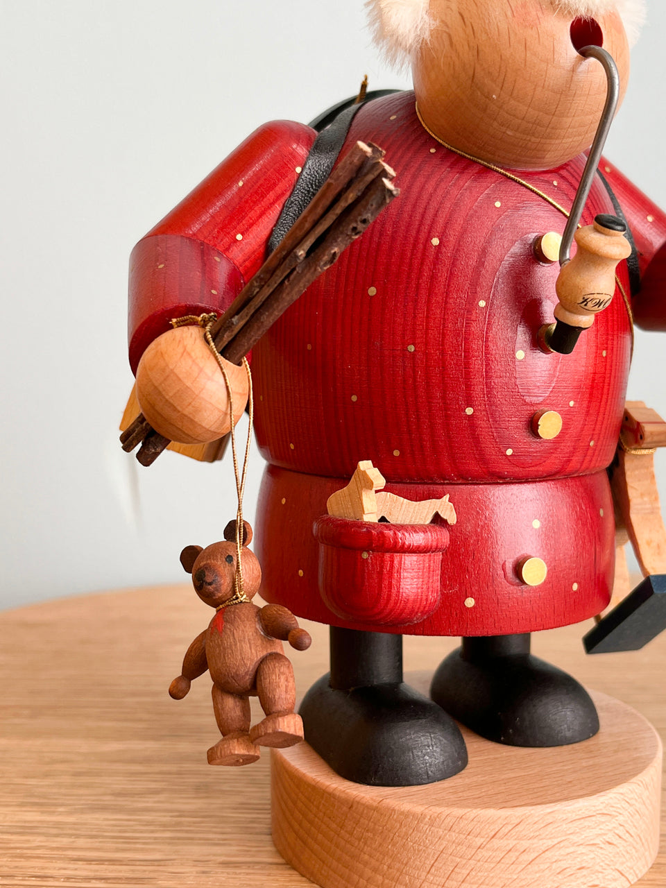 KWO Santa Claus Smoker Object/カー・ヴェー・オー 煙出し人形 サンタクロース クリスマス ドイツ 工芸品