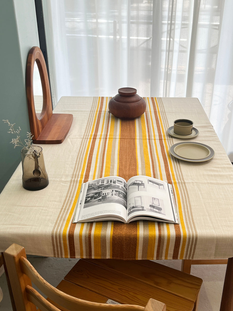 Scandinavian Vintage Cloth Fabric Interior/ヴィンテージ ファブリック テーブルクロス カーテン 北欧インテリア