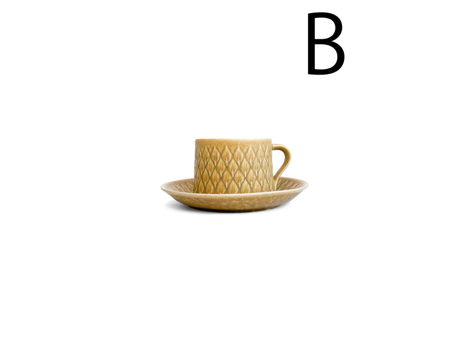 Jens H.Quistgaard Relief Cup and Saucer/イェンス・クイストゴー レリーフ カップ&ソーサー 北欧ヴィンテージ食器