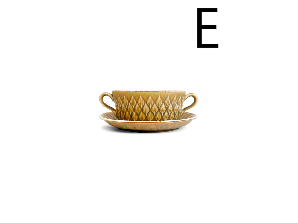 Jens H.Quistgaard Relief Cup and Saucer/イェンス・クイストゴー レリーフ カップ&ソーサー 北欧ヴィンテージ食器