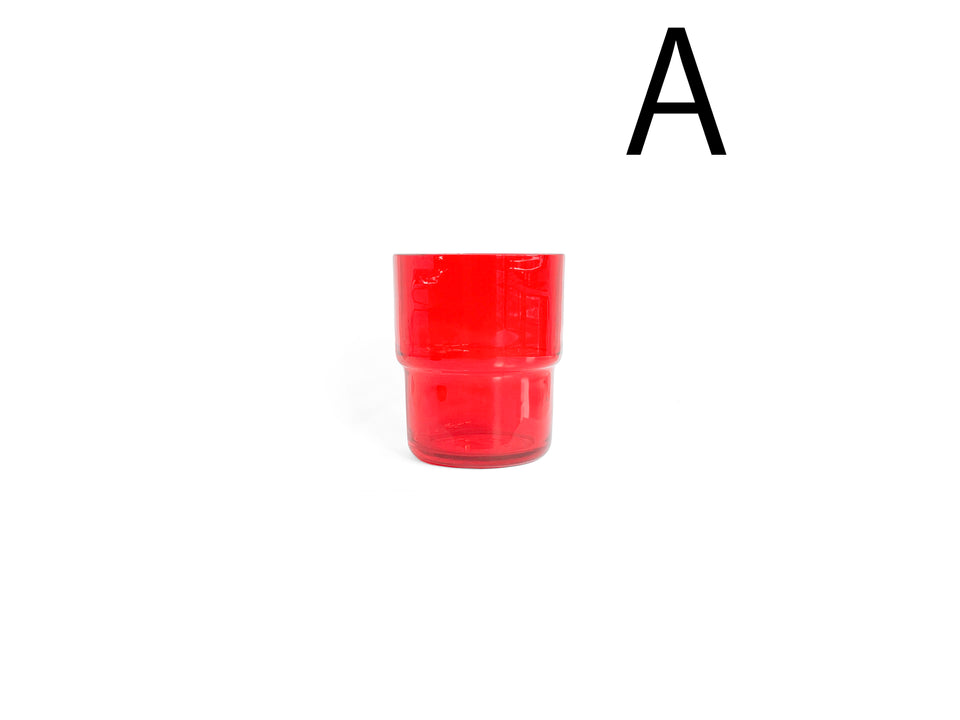 Nuutajärvi Stacking Tumbler #1718 Saara Hopea/ヌータヤルヴィ スタッキングタンブラー グラス サーラ・ホペア 北欧ヴィンテージ食器