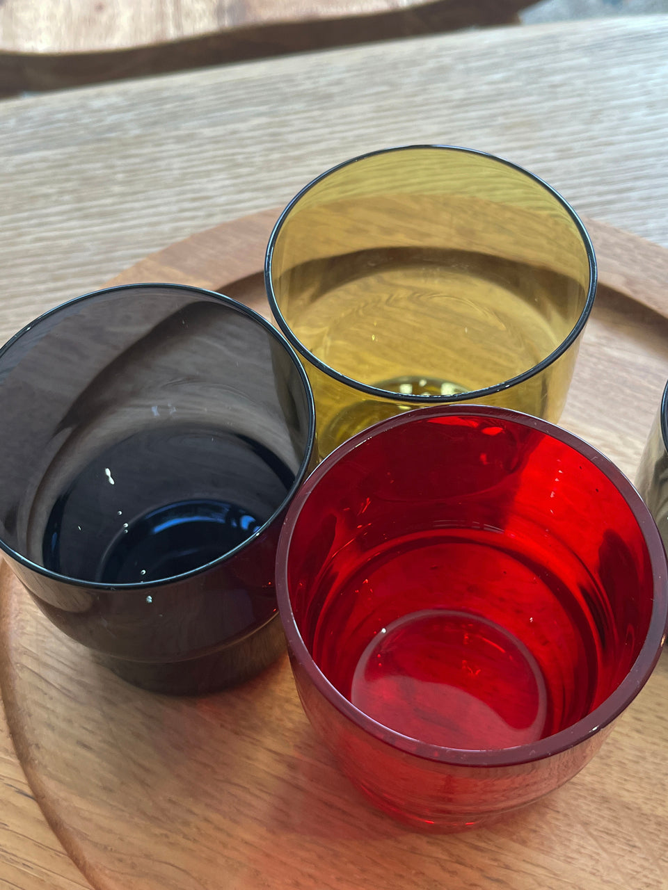 Nuutajärvi Stacking Tumbler #1718 Saara Hopea/ヌータヤルヴィ スタッキングタンブラー グラス サーラ・ホペア 北欧ヴィンテージ食器