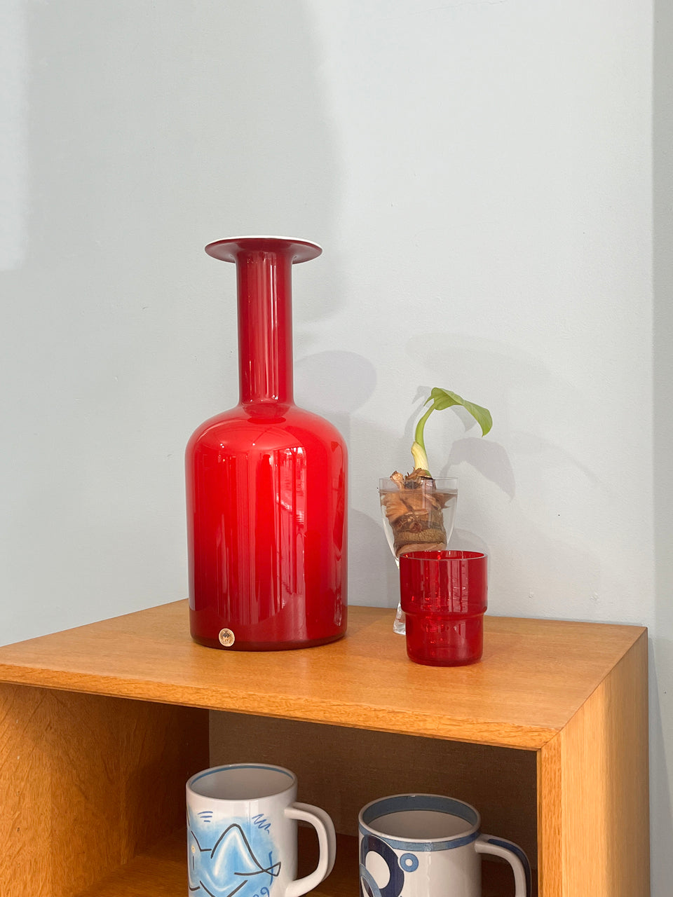 Nuutajärvi Stacking Tumbler #1718 Saara Hopea/ヌータヤルヴィ スタッキングタンブラー グラス サーラ・ホペア 北欧ヴィンテージ食器