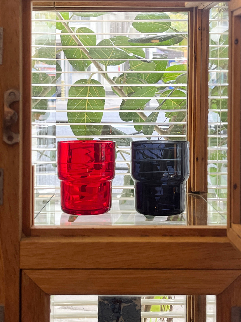 Nuutajärvi Stacking Tumbler #1718 Saara Hopea/ヌータヤルヴィ スタッキングタンブラー グラス サーラ・ホペア 北欧ヴィンテージ食器