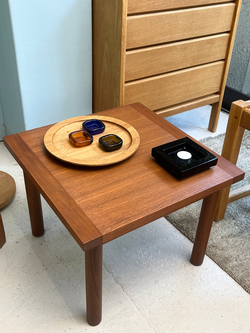 Norwegian Vintage PLUS FREDRIKSTAD GLASS Tray/ノルウェーヴィンテージ ガラストレイ 北欧インテリア