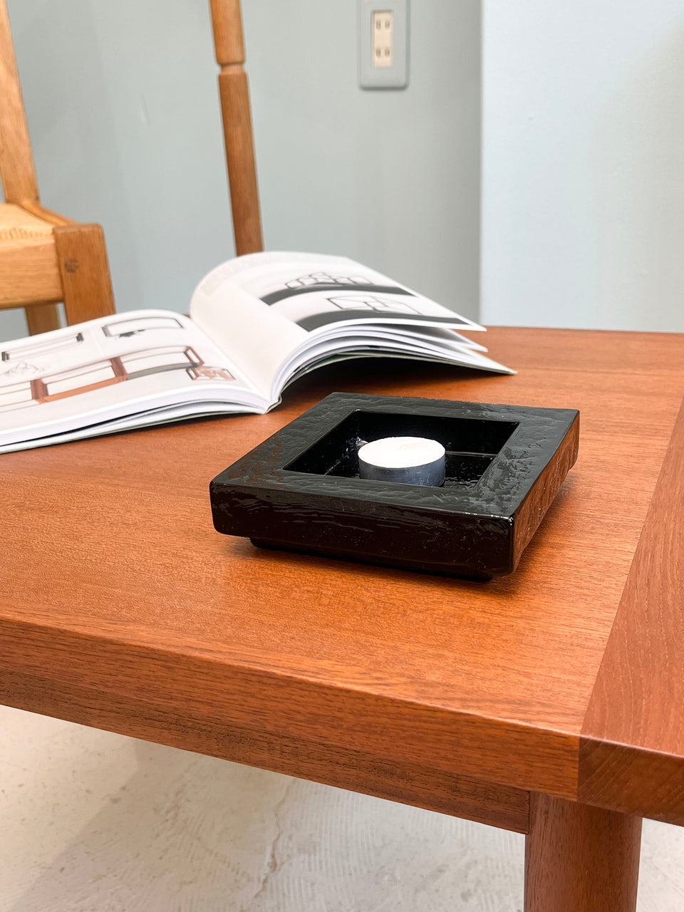 Norwegian Vintage PLUS FREDRIKSTAD GLASS Tray/ノルウェーヴィンテージ ガラストレイ 北欧インテリア