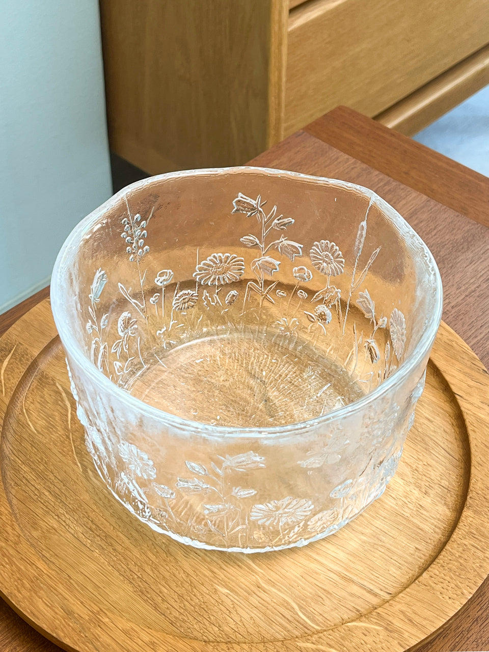 Swedish Glass Kosta Boda/コスタボダ ガラス ボウル プレート 北欧インテリア