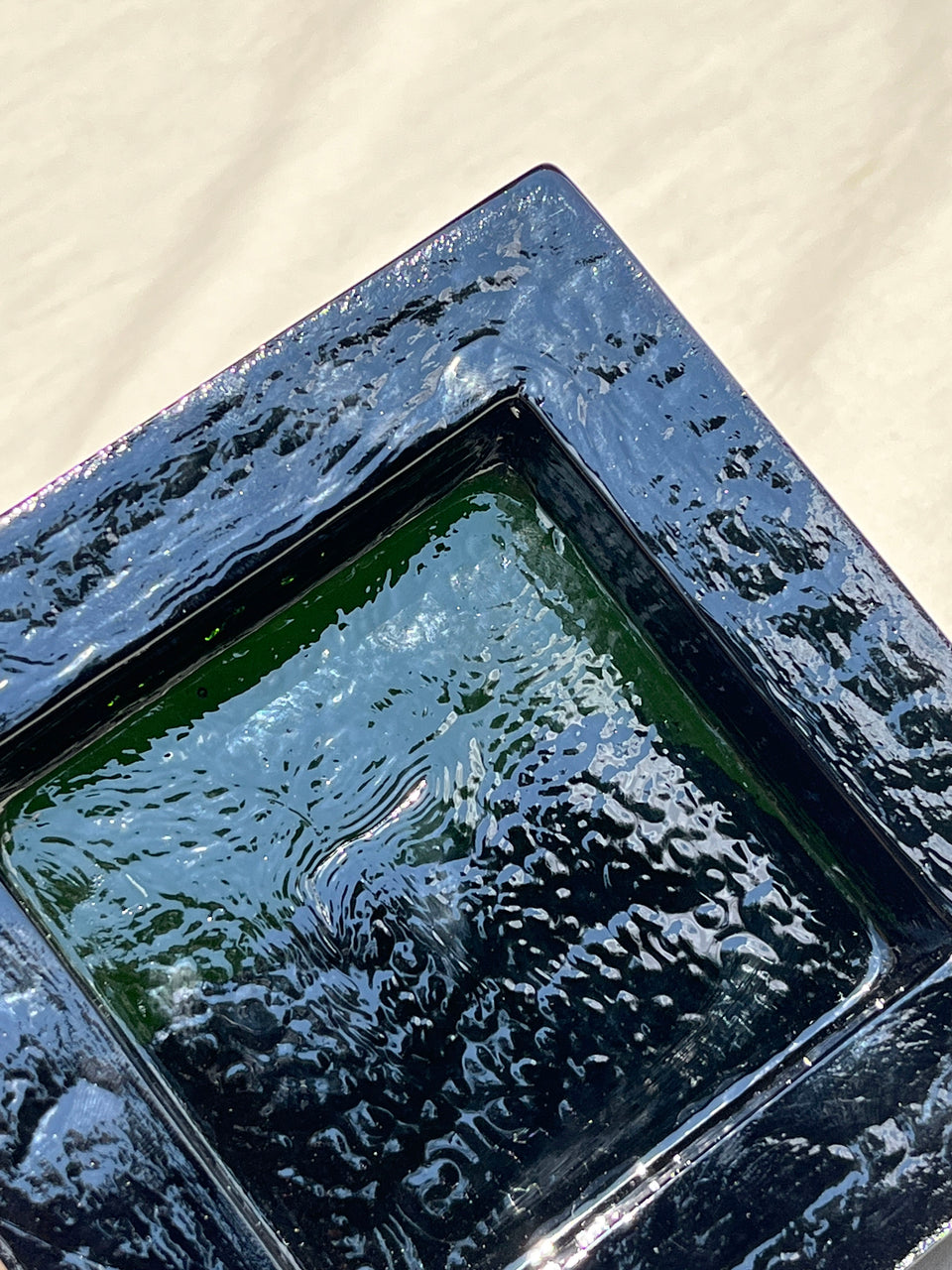 Norwegian Vintage PLUS FREDRIKSTAD GLASS Tray/ノルウェーヴィンテージ ガラストレイ 北欧インテリア