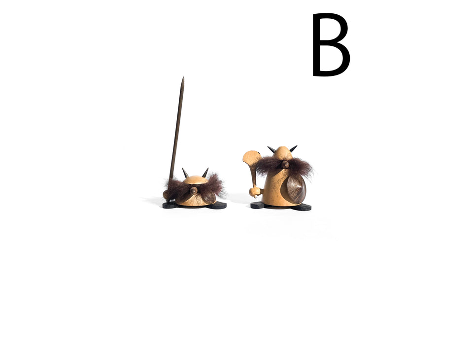 Danish Vintage Small Wooden Viking Objet/デンマークヴィンテージ 木製 ヴァイキング オブジェ 人形 北欧インテリア