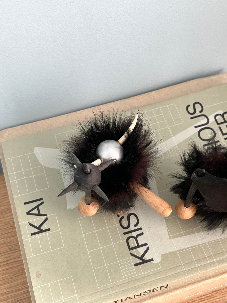 Danish Vintage Small Wooden Viking Objet/デンマークヴィンテージ 木製 ヴァイキング オブジェ 人形 北欧インテリア