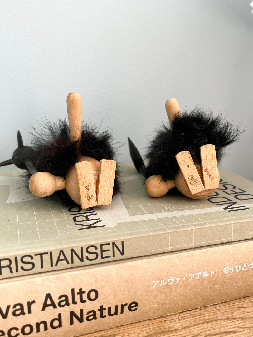 Danish Vintage Small Wooden Viking Objet/デンマークヴィンテージ 木製 ヴァイキング オブジェ 人形 北欧インテリア