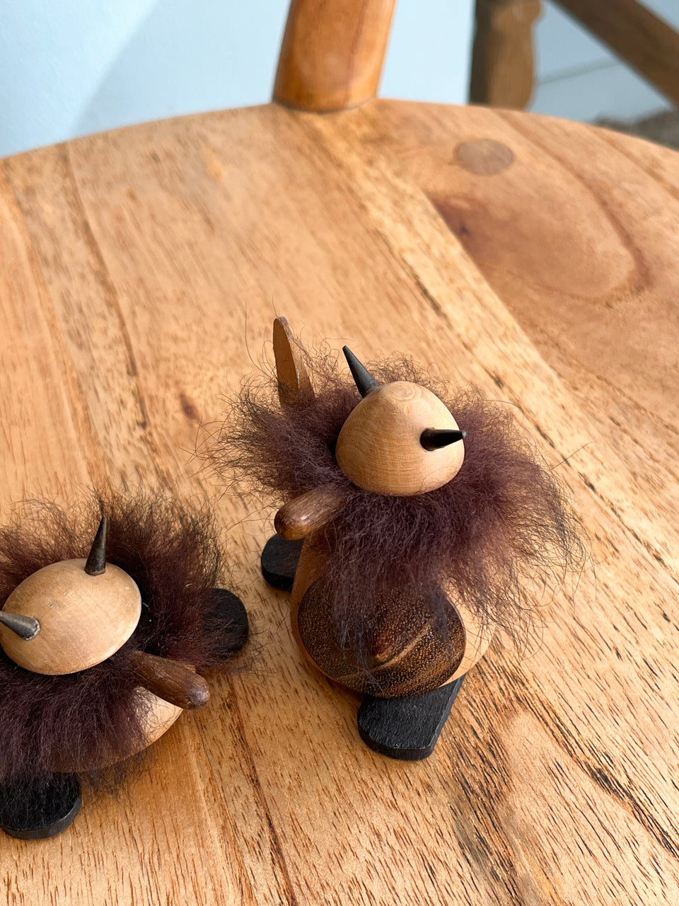 Danish Vintage Small Wooden Viking Objet/デンマークヴィンテージ 木製 ヴァイキング オブジェ 人形 北欧インテリア