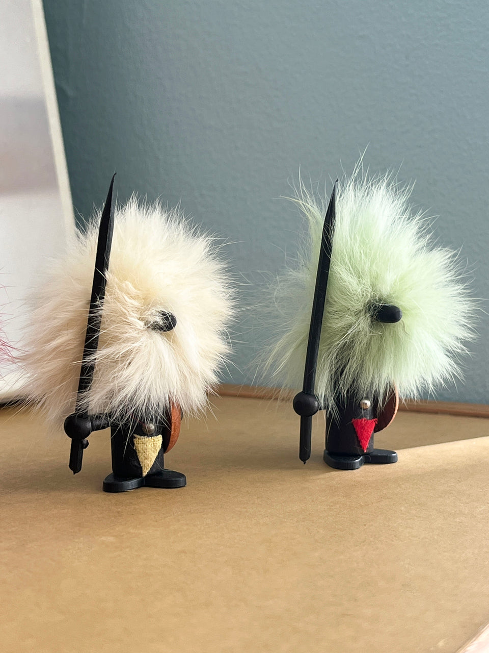 Danish Vintage Small Wooden Viking Objet/デンマークヴィンテージ 木製 ヴァイキング オブジェ 人形 北欧インテリア