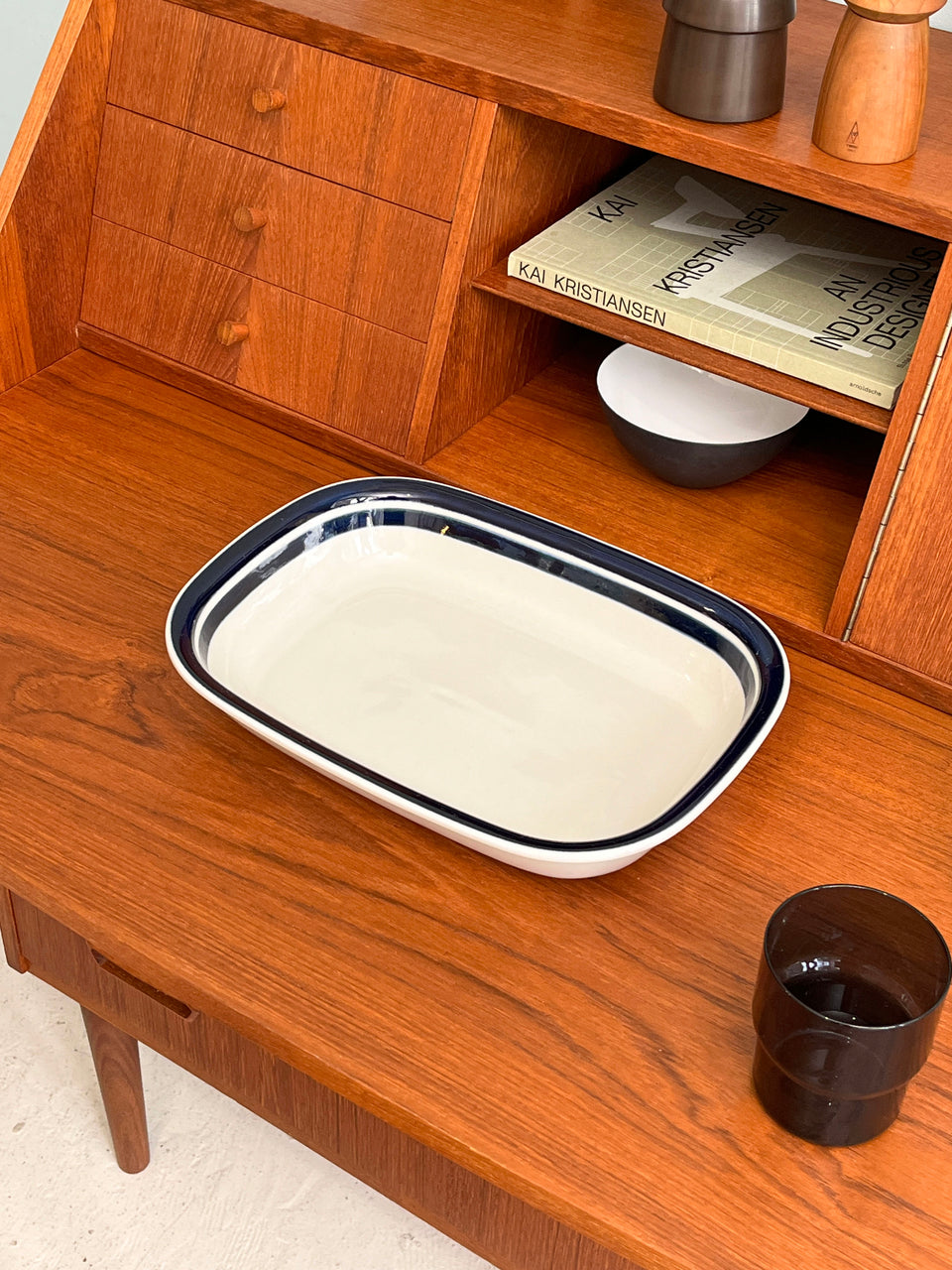 ARABIA Anemone Oven Dish Ulla Procope/アラビア アネモネ オーブンディッシュ ウラ・プロコッペ 北欧食器 フィンランドヴィンテージ