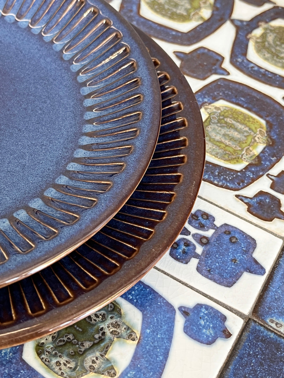 Swedish Vintage Gefle Kosmos Tea Cup and Saucer Plate/ゲフレ コスモス ティーカップ&ソーサー プレート 北欧食器 スウェーデンヴィンテージ