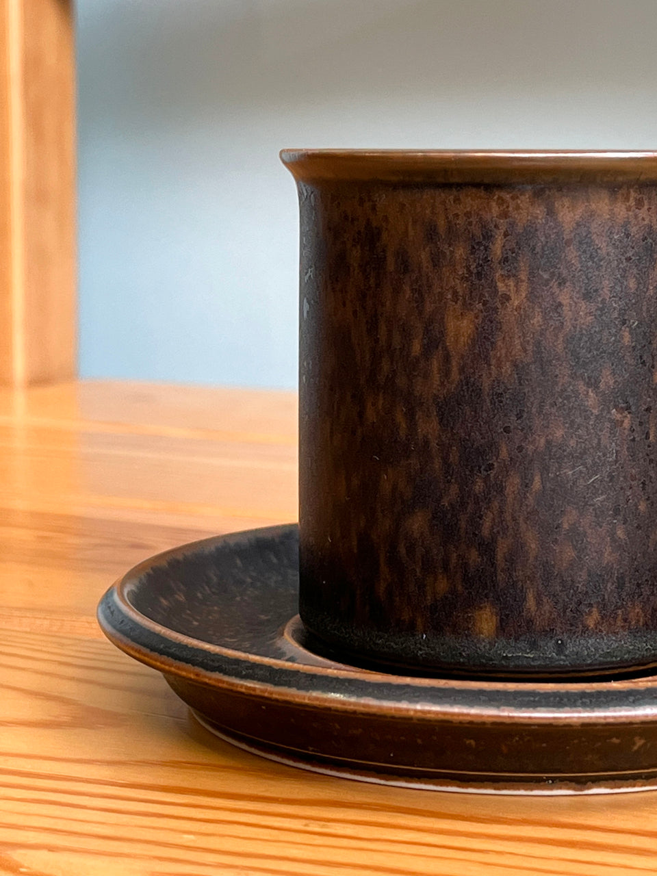 Vintage ARABIA Ruska Coffee Cup and Saucer Plate/アラビア ルスカ コーヒーカップ&ソーサー プレート 北欧ヴィンテージ食器