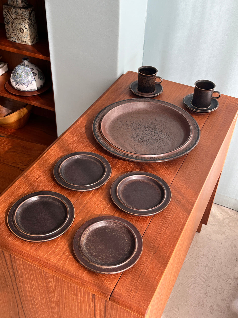 Finnish Vintage ARABIA Ruska Platter 33cm/アラビア ルスカ 大皿 フィンランドヴィンテージ 北欧食器