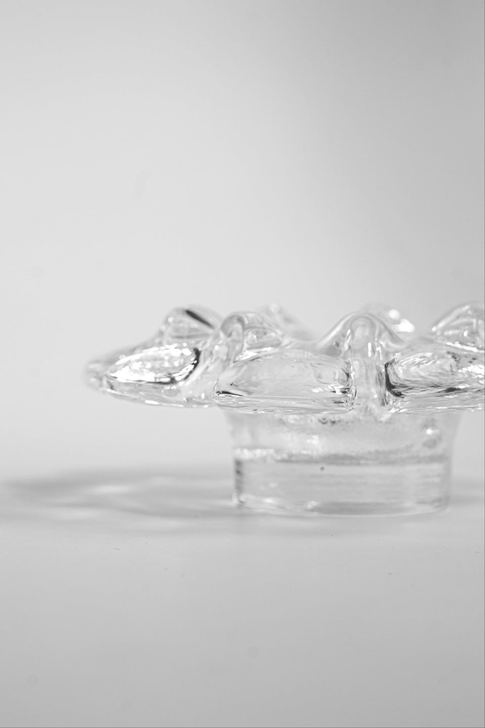 Kosta Boda Candle Holder Krinolin Goran Warff/コスタボダ キャンドルホルダー ヨーラン・ヴァルフ ガラス 北欧インテリア