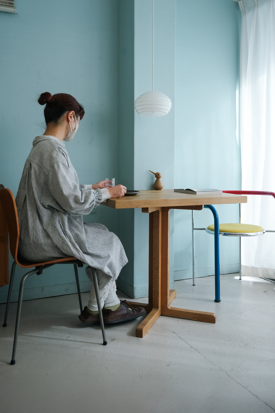 Oakwood Dining Table Danish Vintage/デンマークヴィンテージ ダイニングテーブル ワークデスク オーク材 北欧家具