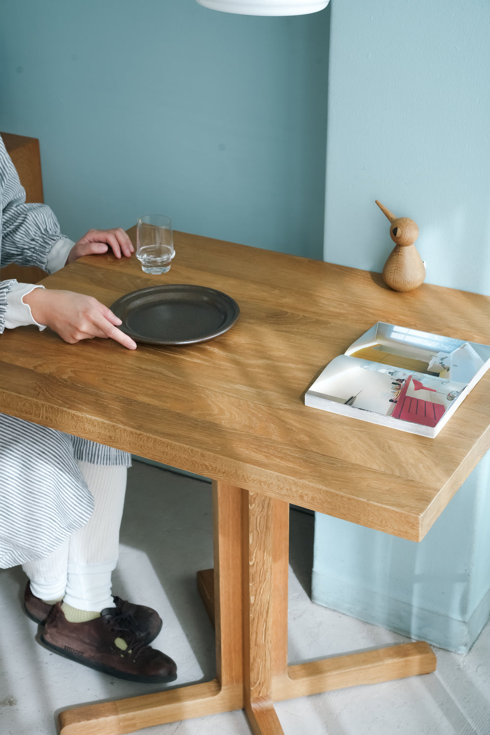 Oakwood Dining Table Danish Vintage/デンマークヴィンテージ ダイニングテーブル ワークデスク オーク材 北欧家具