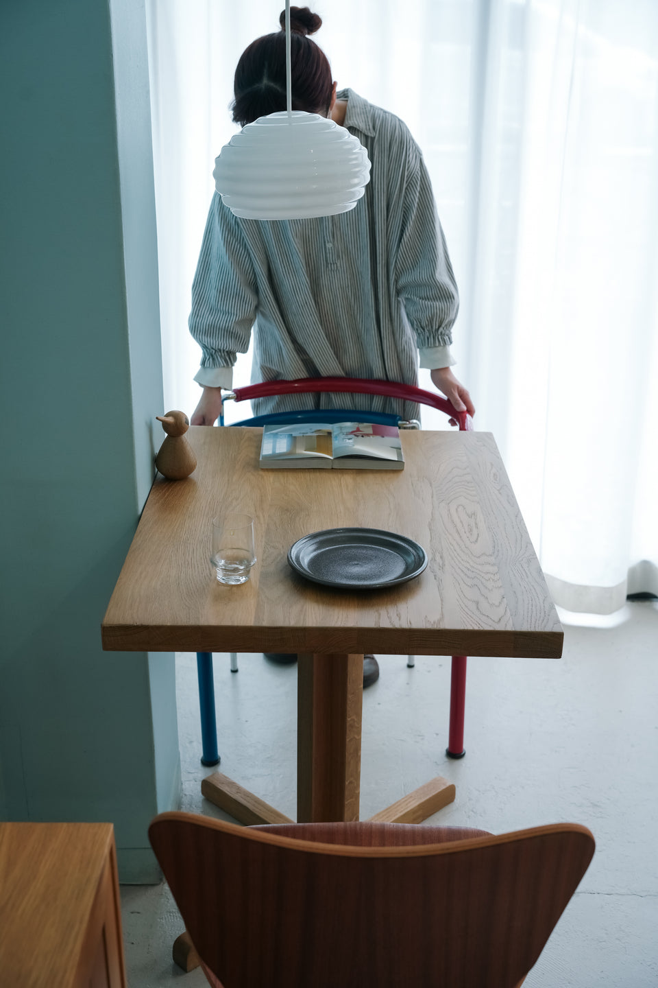 Oakwood Dining Table Danish Vintage/デンマークヴィンテージ ダイニングテーブル ワークデスク オーク材 北欧家具