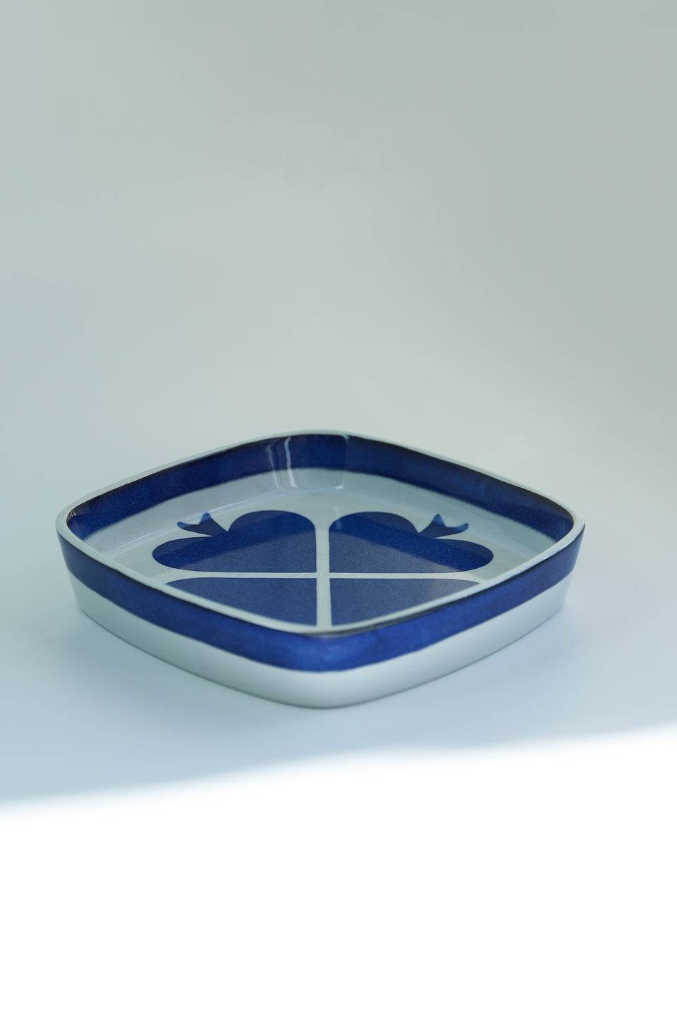 Vintage Royal Copenhagen Aluminia Beer Mug Square Plate/ロイヤルコペンハーゲン アルミニア ビアマグ プレート 北欧インテリア