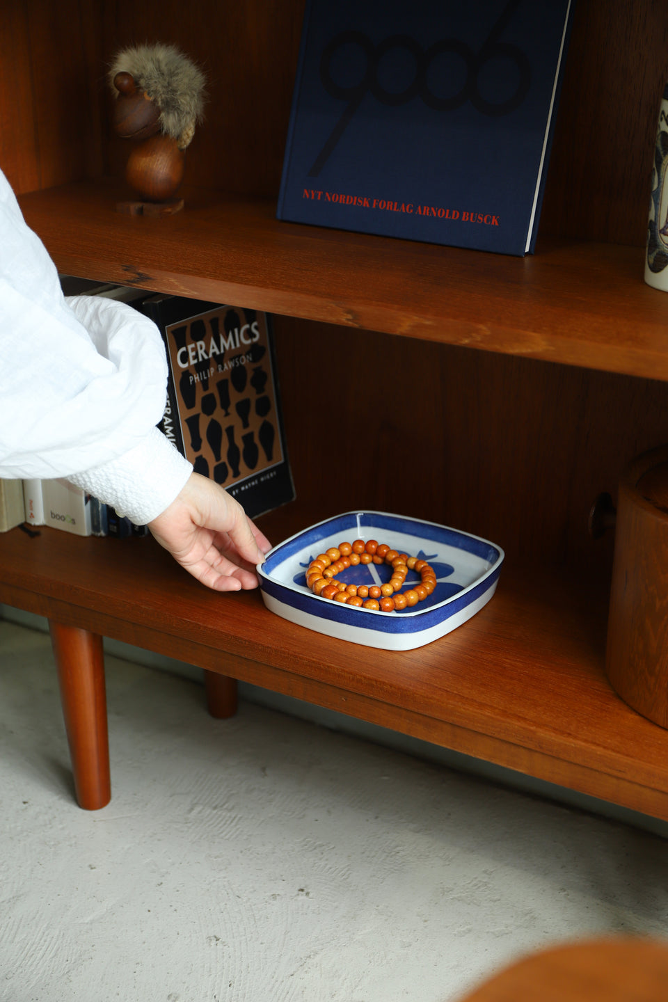 Vintage Royal Copenhagen Aluminia Beer Mug Square Plate/ロイヤルコペンハーゲン アルミニア ビアマグ プレート 北欧インテリア