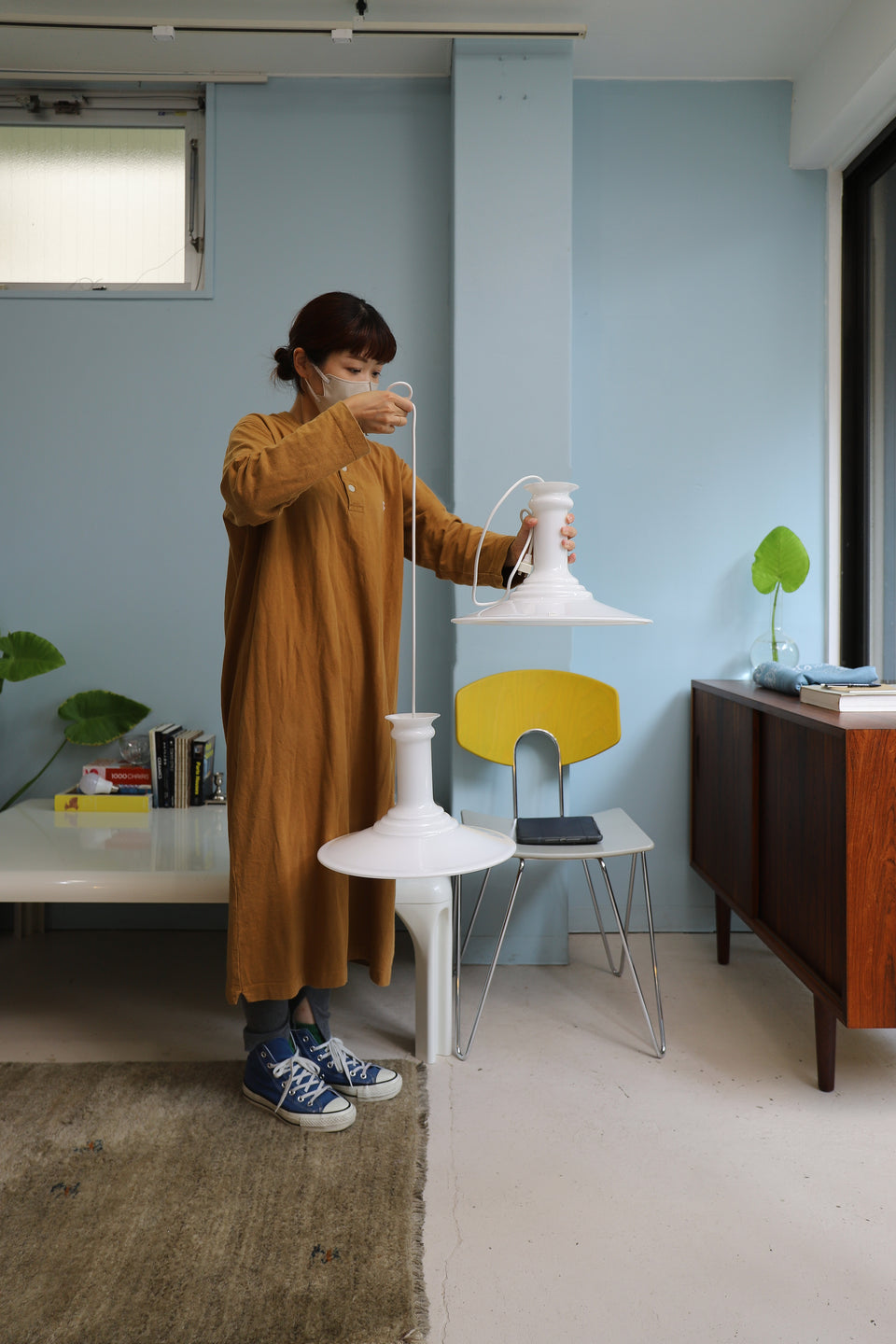Danish Vintage Holmegaard Pendant Light Mythos Medium/デンマークヴィンテージ ホルムガード ミュトス ペンダントライト 照明 北欧インテリア ミディアム