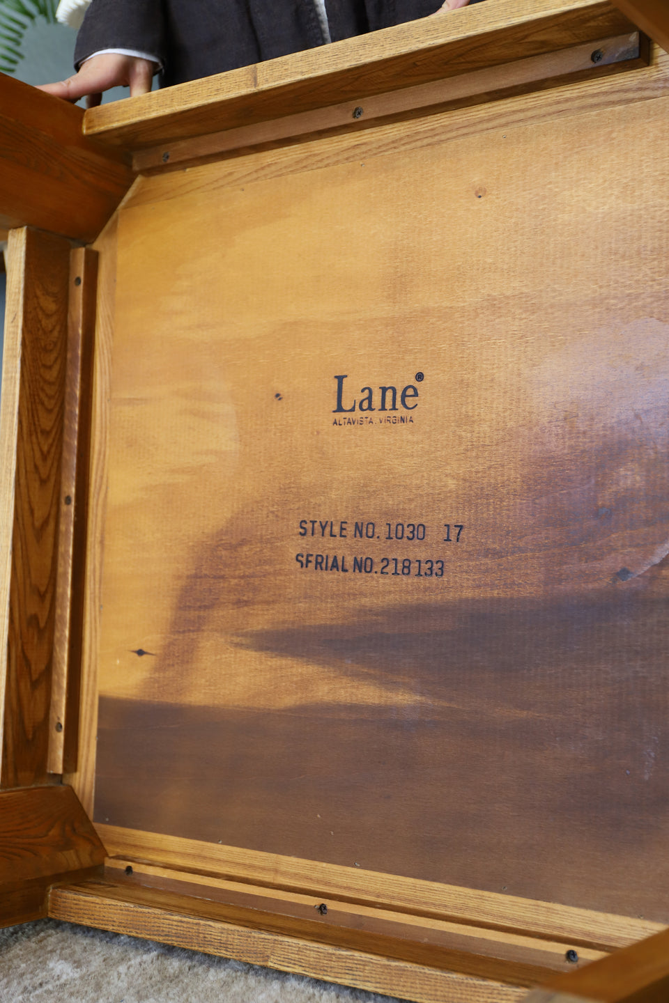 LANE Oakwood Square Low Table US Vintage/アメリカヴィンテージ レーン スクエアローテーブル オーク材