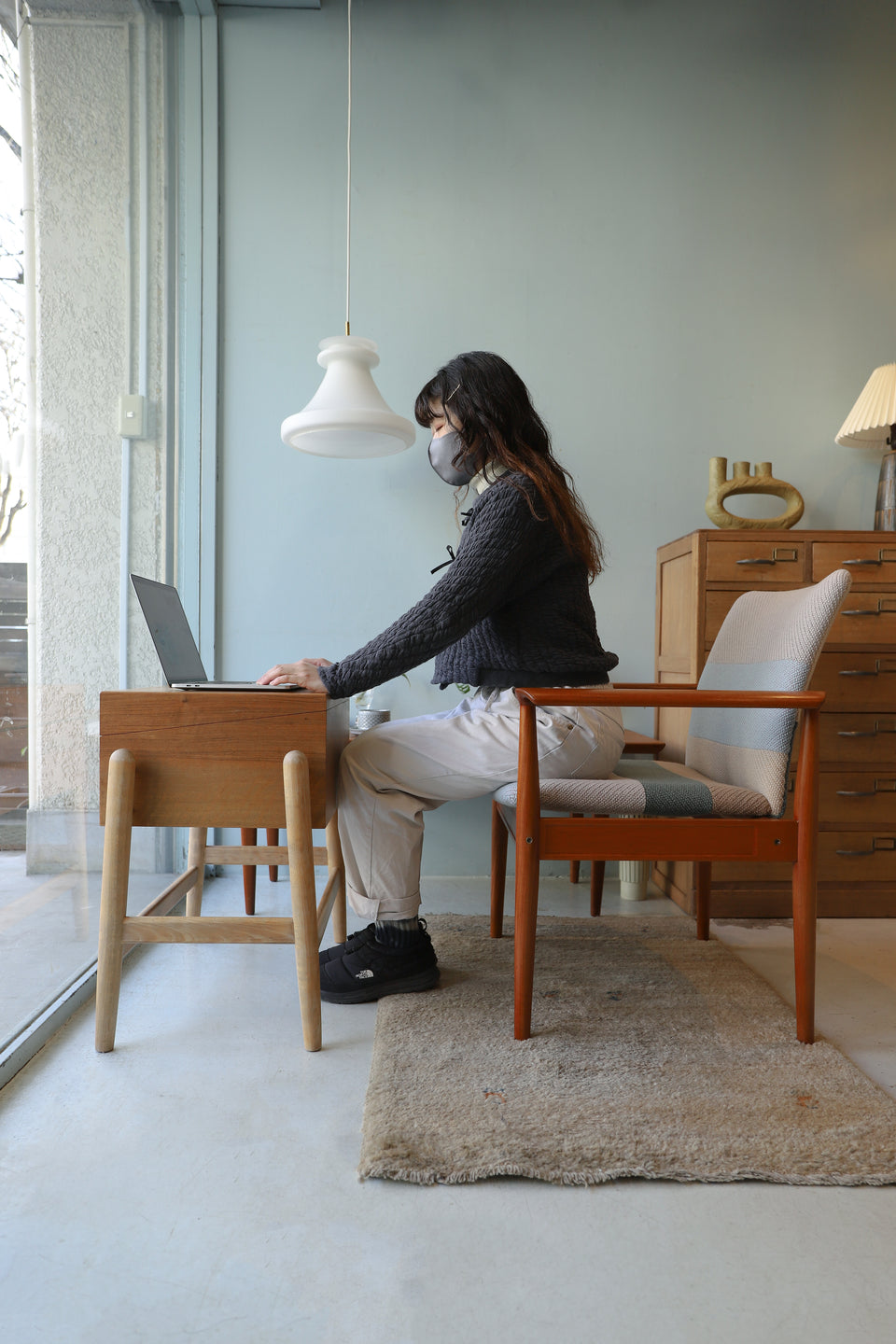 Sewing Box Table Danish Vintage/デンマークヴィンテージ ソーイングボックス テーブル 収納 北欧家具