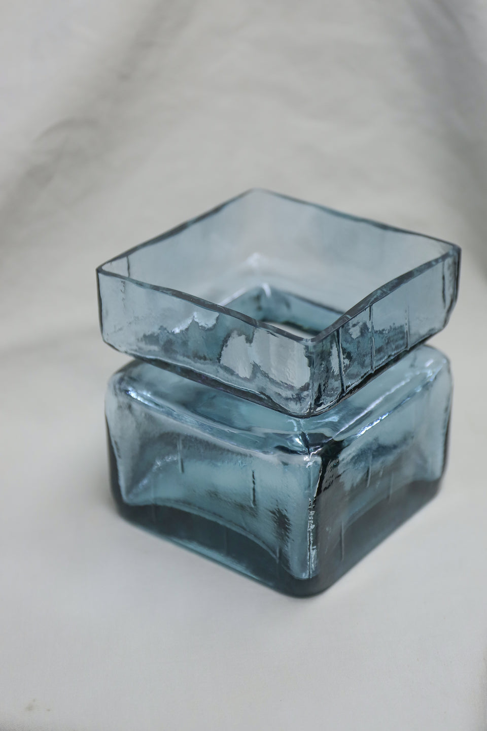 Finnish Vintage Riihimäen Lasi Pala Flower Vase/フィンランドヴィンテージ リーヒマエン・ラシ フラワーベース パラ ガラス 北欧インテリア