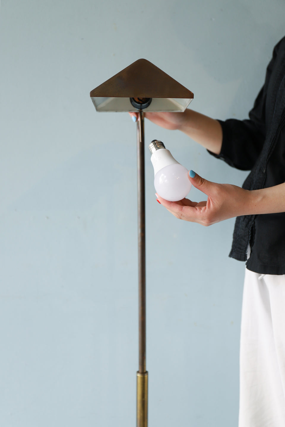 Relco Italy Brass Floor Lamp/イタリアヴィンテージ レルコ