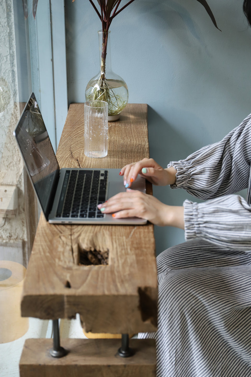 Old Teakwood Counter Table/古材 カウンターテーブル オールドチーク