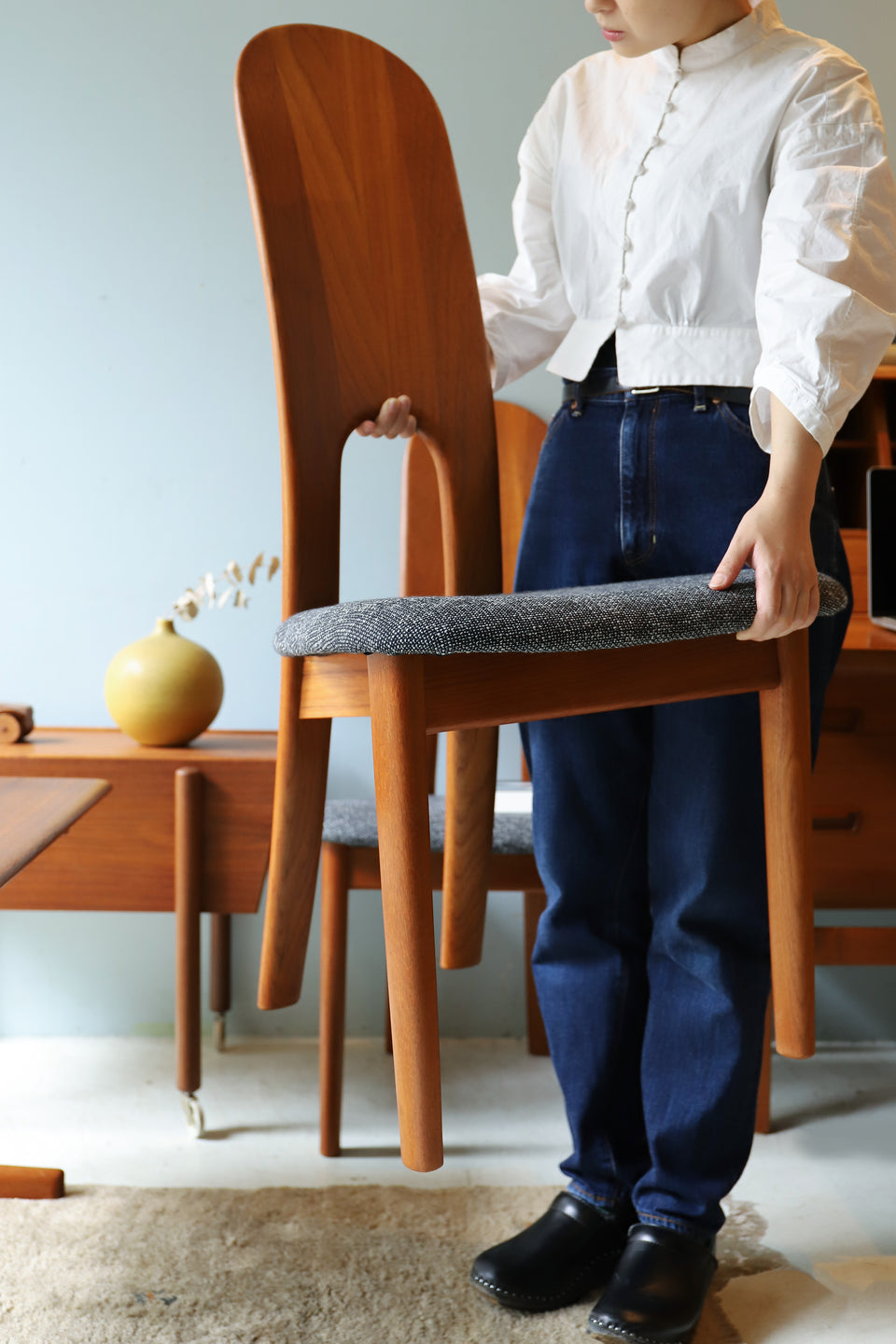 KOEFOEDS HORNSLET Dining Chair Niels Koefoed/デンマーク ヴィンテージ ダイニングチェア ニールス・コフォード