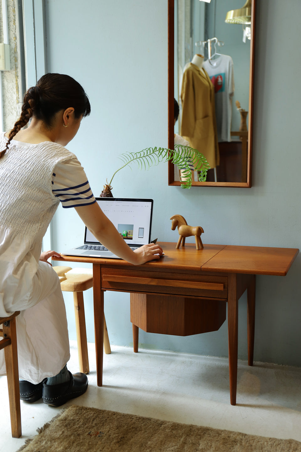 CFC Silkeborg Sewing Table Johannes Andersen/デンマークヴィンテージ ソーイングテーブル ヨハネス・アンダーセン