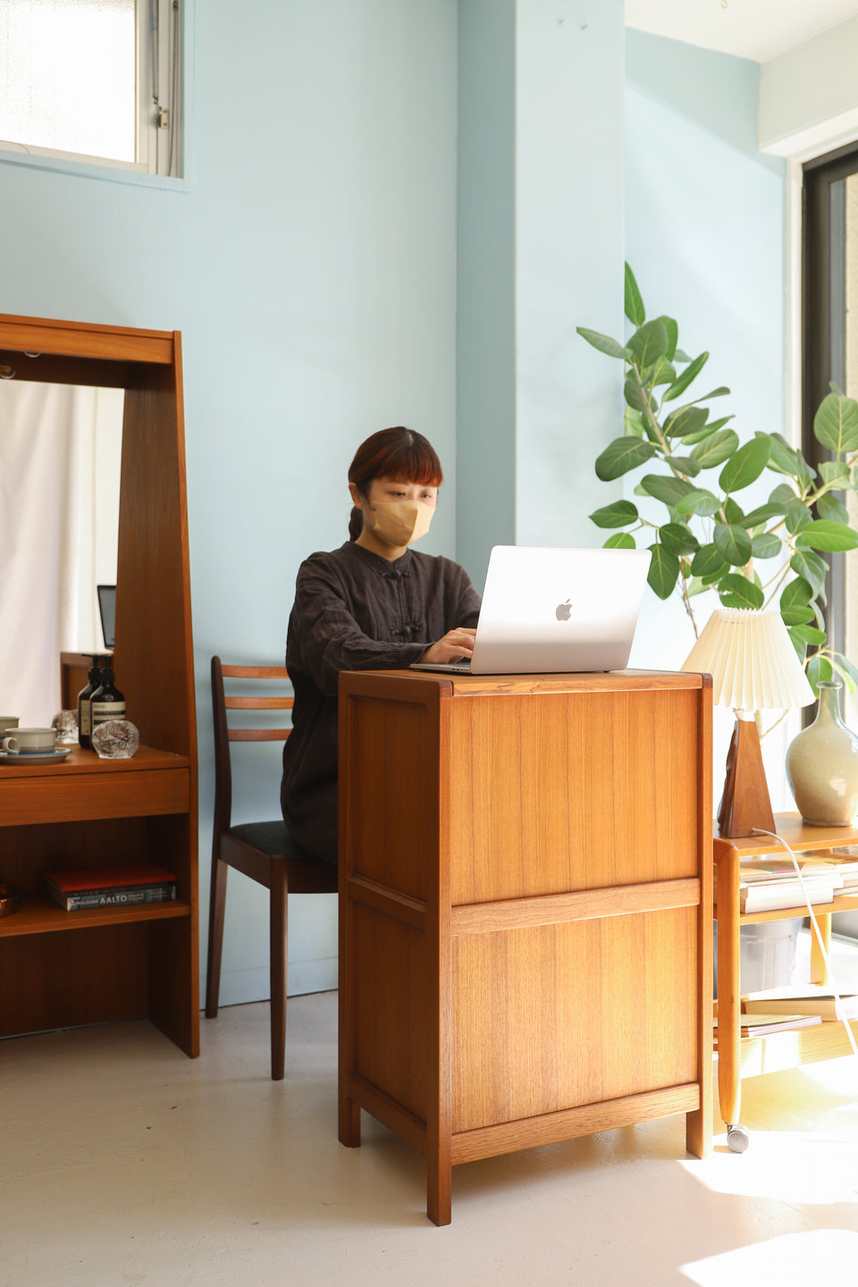 Japanese Vintage Nissin Mokkou Drawer Chest Teakwood/日進木工 チェスト 引き出し チーク材 北欧スタイル ジャパンヴィンテージ