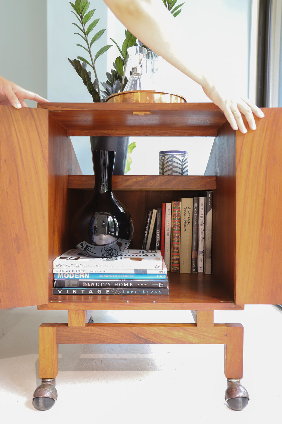 Scandinavian Style Vintage Bar Cabinet/北欧スタイル ヴィンテージ バーキャビネット 収納家具