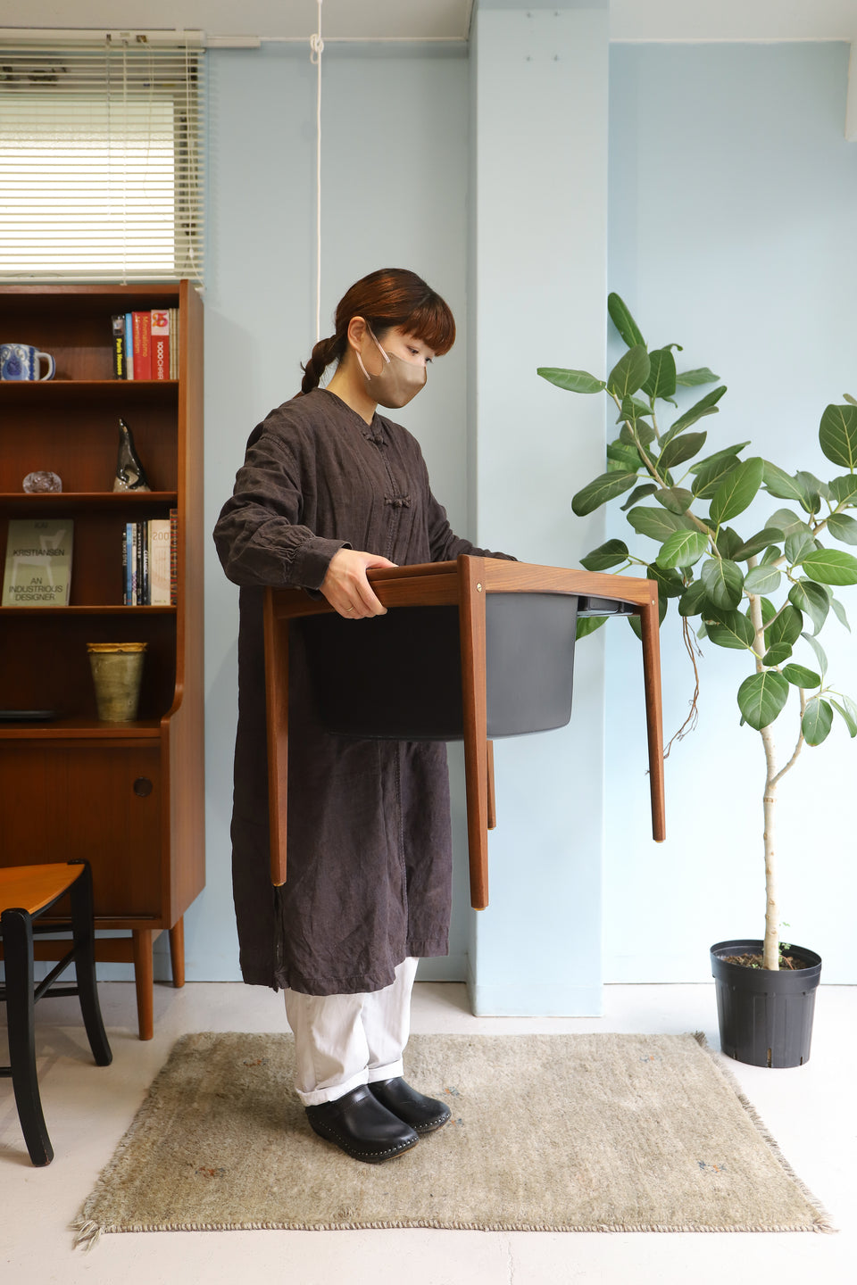 Danish Vintage Sewing Side Table/デンマークヴィンテージ ソーイング サイドテーブル 北欧家具
