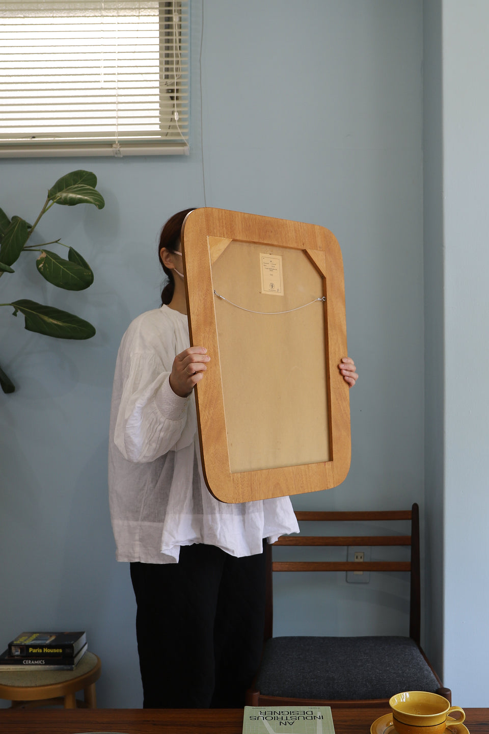 Froseke AB Nybrofabriken Wall Mirror Swedish Vintage/スウェーデンヴィンテージ ウォールミラー チーク材 鏡 北欧インテリア
