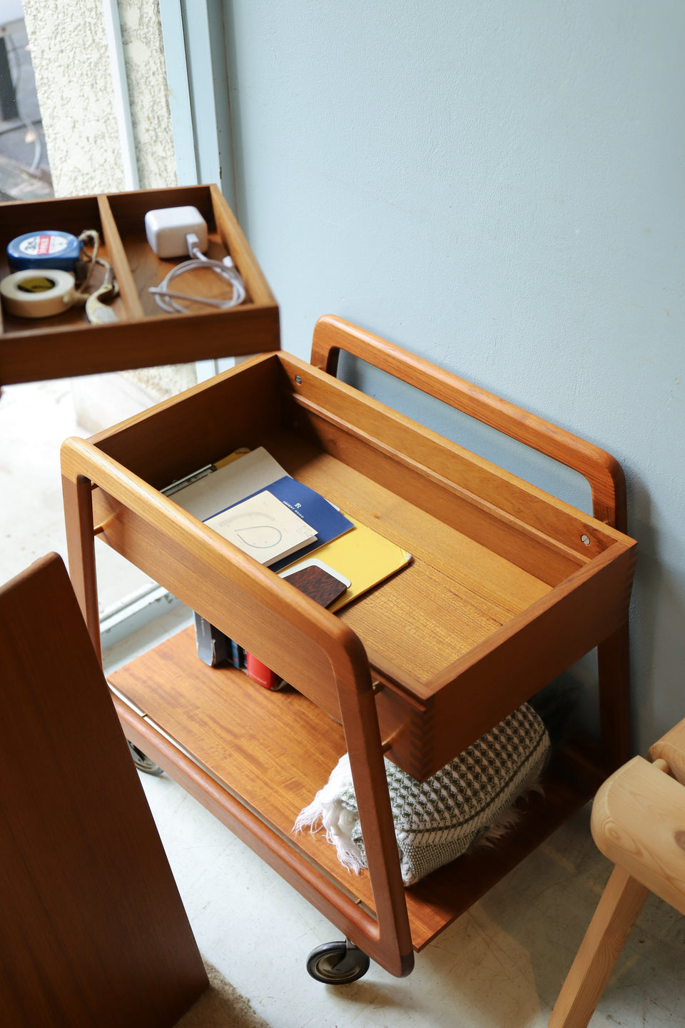 Sika Møbler Sewing Wagon Danish Vintage/シカモブラー ソーイングワゴン デンマークヴィンテージ チーク材