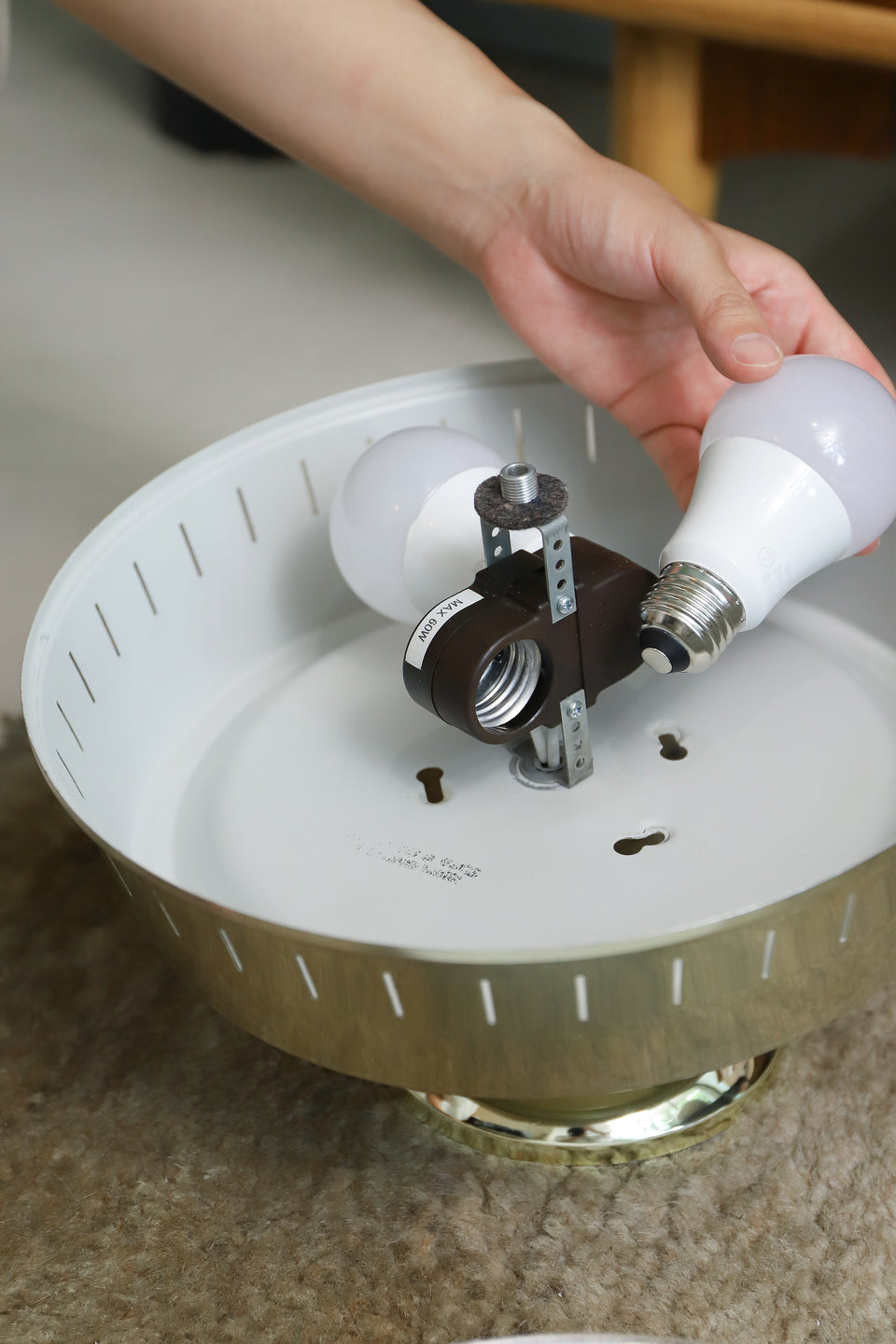 US Vintage Ceiling Light UFO Lamp/アメリカヴィンテージ シーリングライト UFOランプ 間接照明 ミッドセンチュリー