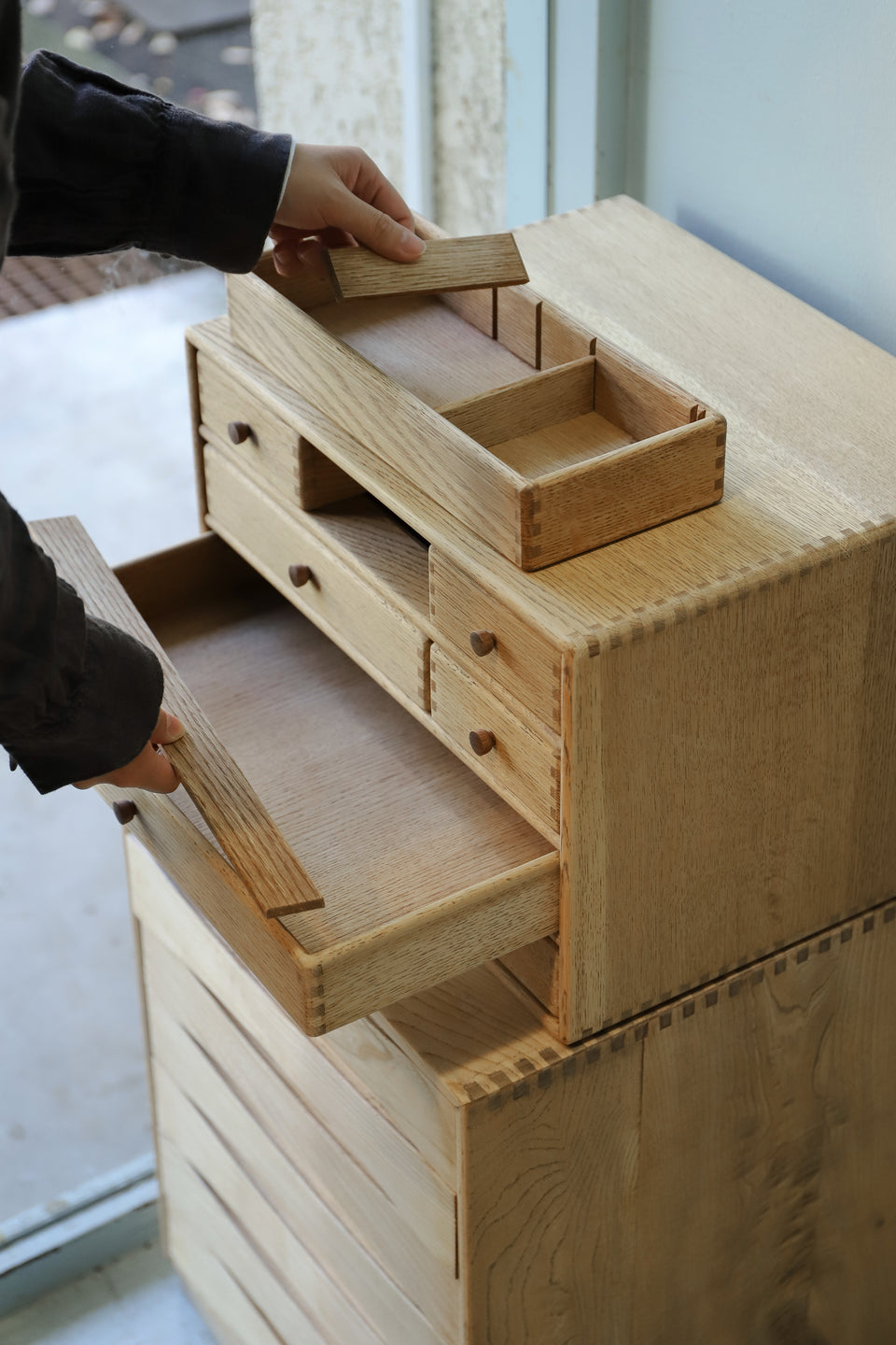Wooden Desktop Chest Japanese Vintage/ジャパンヴィンテージ 小引き出し 卓上チェスト レトロ 収納
